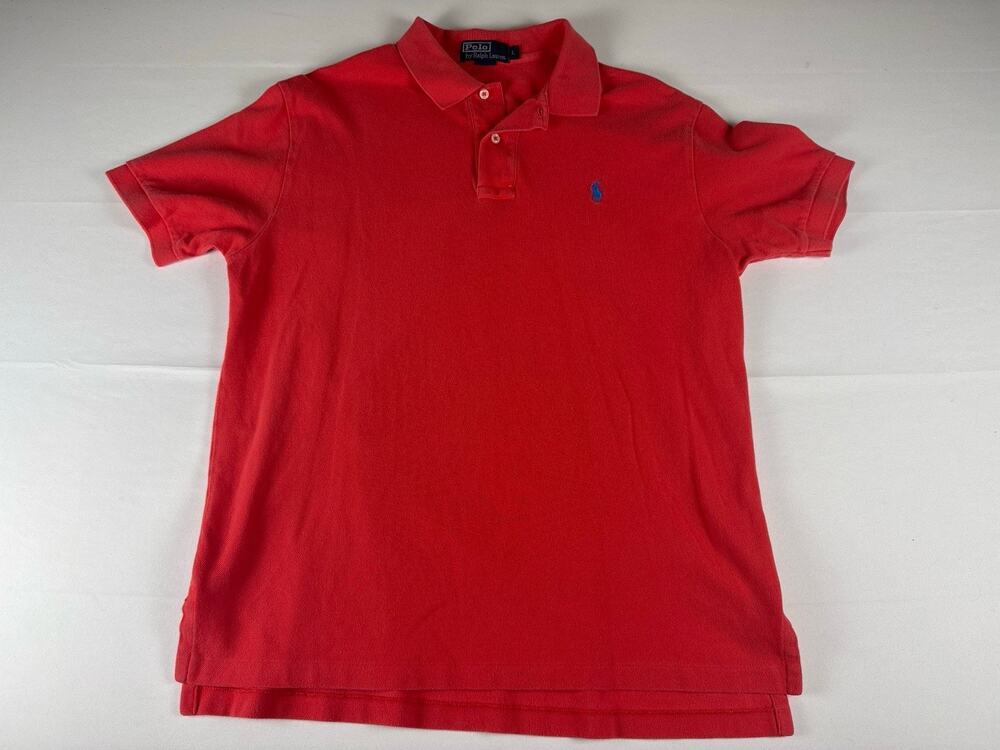 vintage Red Ralph Lauren Polo Blue Pony Men’s L